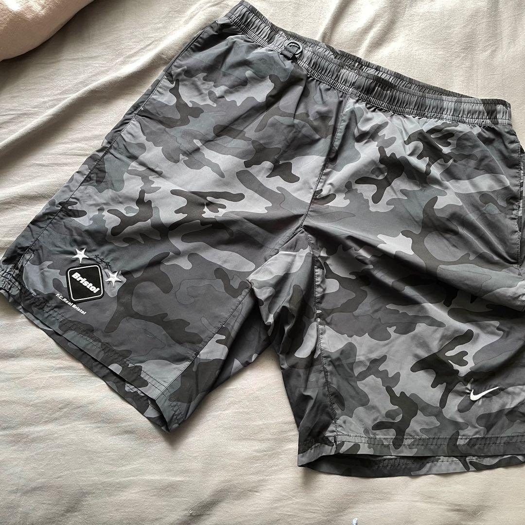FCRB Nike Black camo shorts Bristol, 男裝, 褲＆半截裙, 短褲- Carousell
