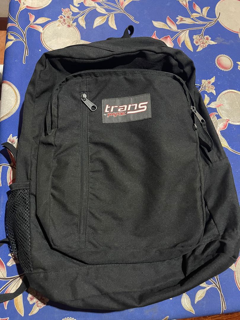 Trans jansport black backpack top