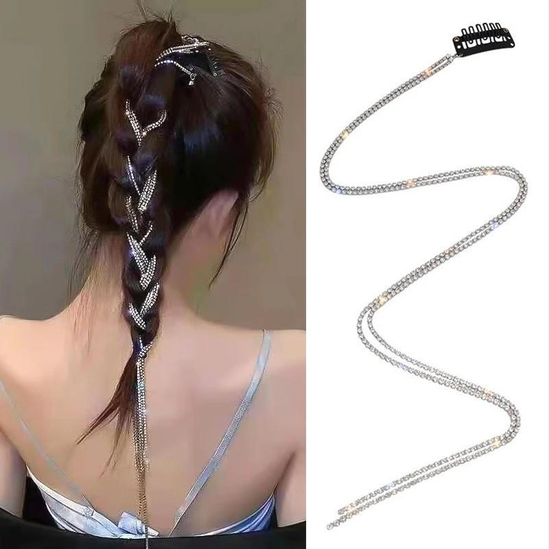 FREE POST to West Malaysia only Pre Order 10 days Hair Accessories Rhinestone about 47cm in length Material Alloy Rhinestone price for