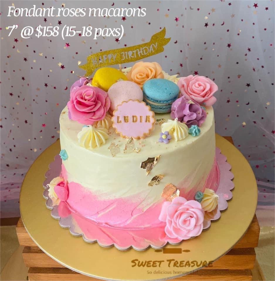 Best Small 21st Birthday Cake Melbourne -AA11 - Amarantos Cakes
