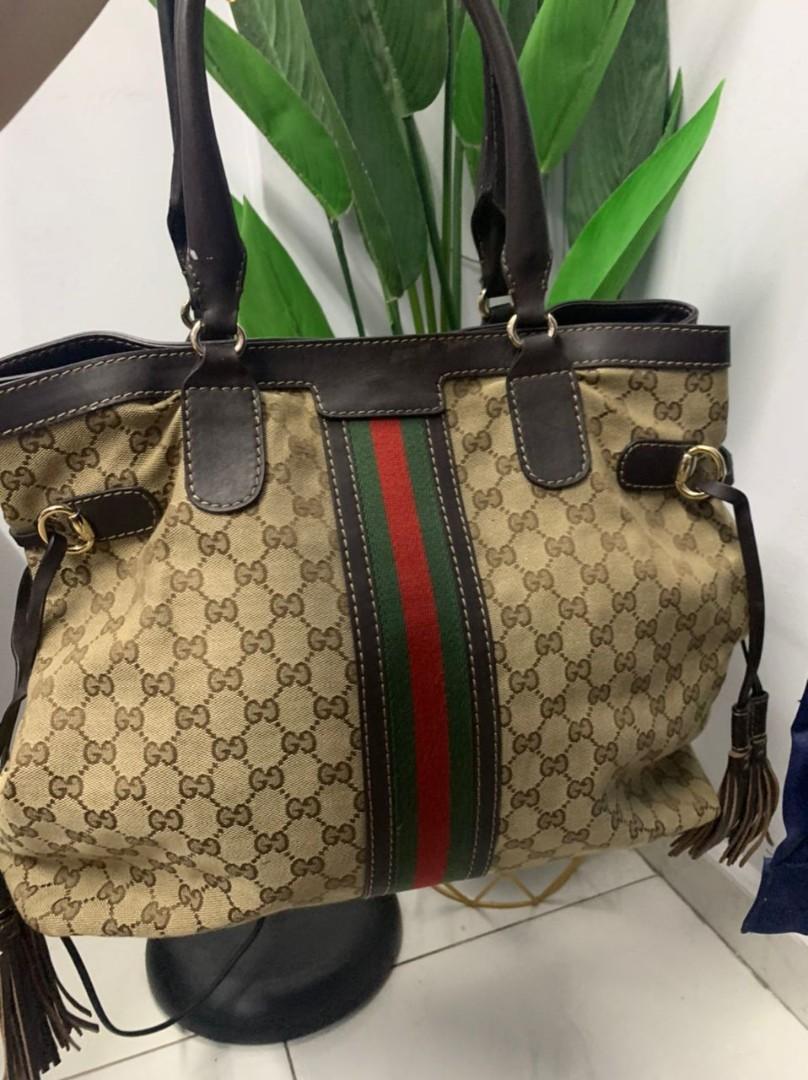 Gucci large tote bag, Luxury, Bags & Wallets on Carousell