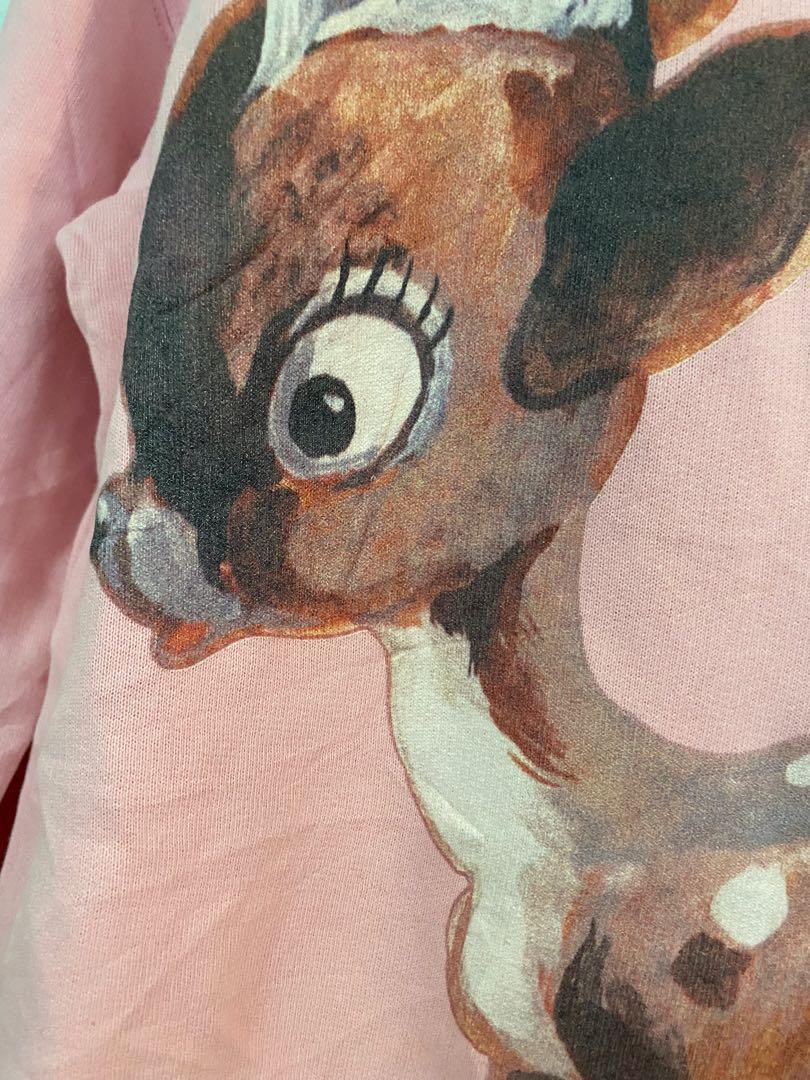 Gucci deer sweatshirt hotsell