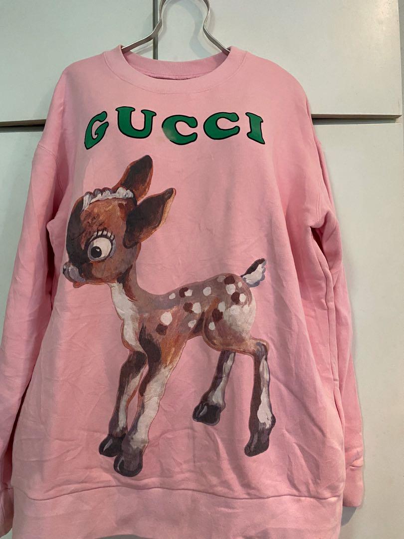 Gucci deer sweatshirt new arrivals