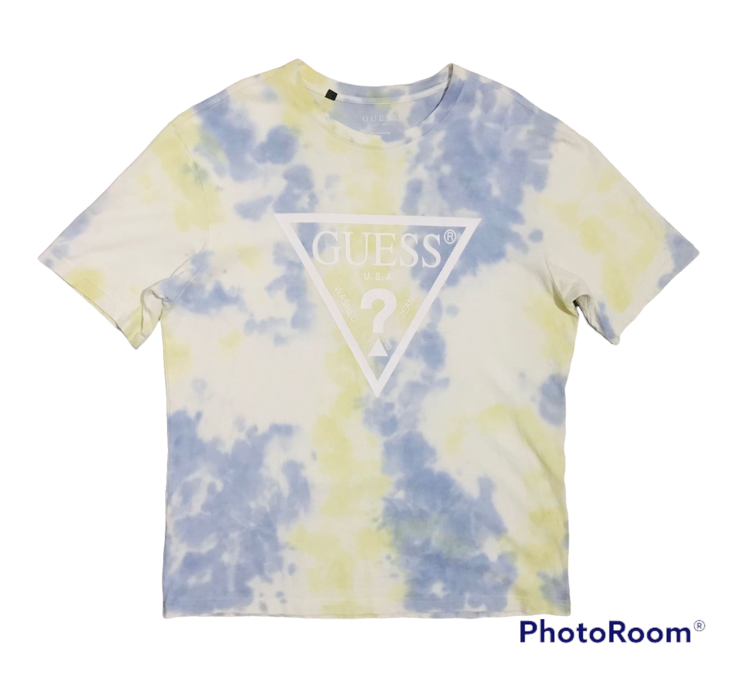 tie dye guess shirt