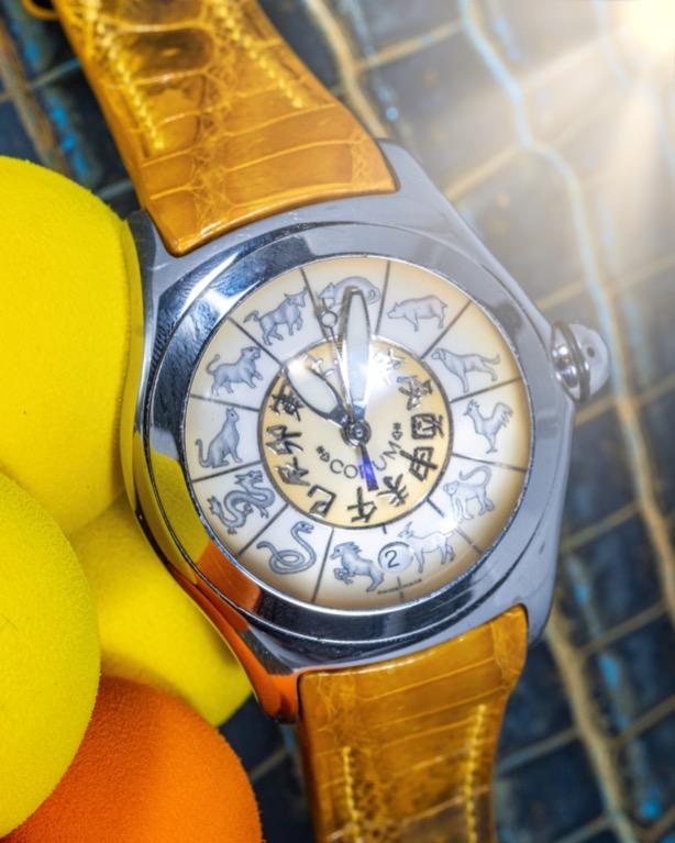 Corum bubble watch custom strap sales