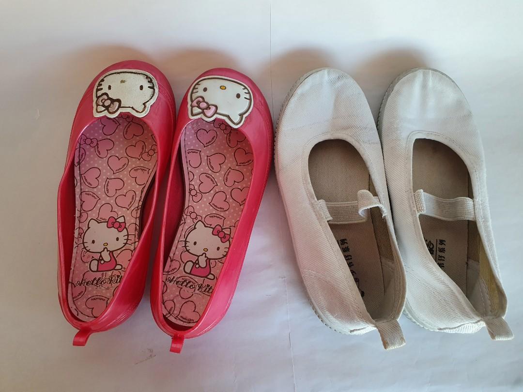 Hello Kitty Jelly Shoes White School Shoes Babies Kids