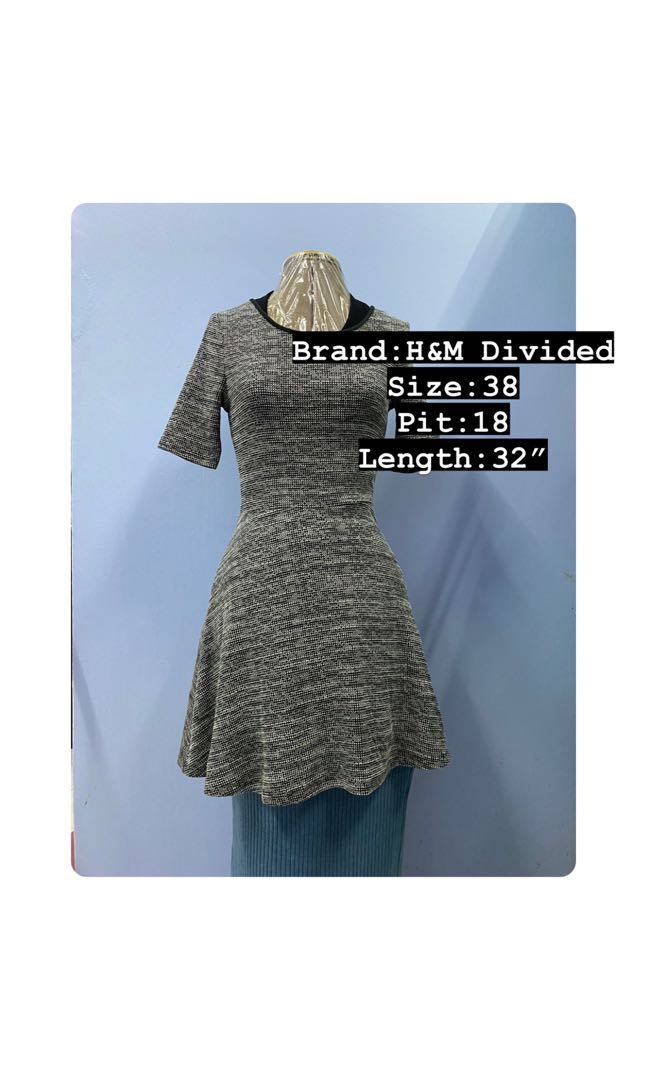 H\u0026M Tweed Dress, Women's Fashion 