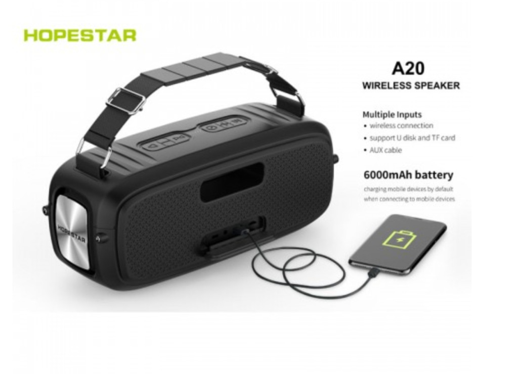 HOPESTAR-A20 55W 6000MAH BATTERY BLUETOOTH SPEAKERS EQUIPPED WITH ...