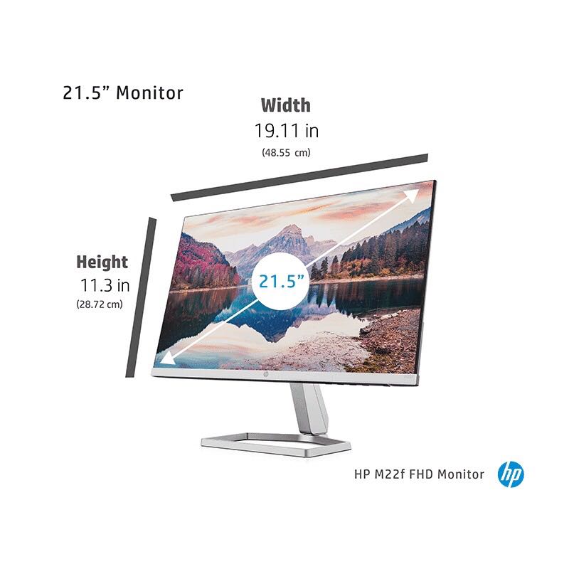 HP M22F 2E2Y3AA 21.5” Diagonal FHD 