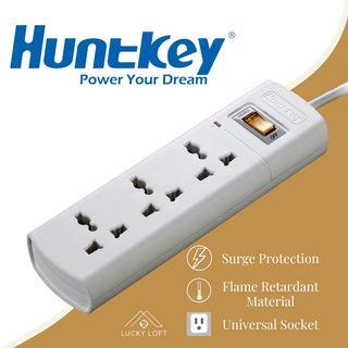 Huntkey SZM304 3 Universal Standard Outlets Power Strip Surge Protector 220-250V Extension Cord 3 Socket Extension Cord
