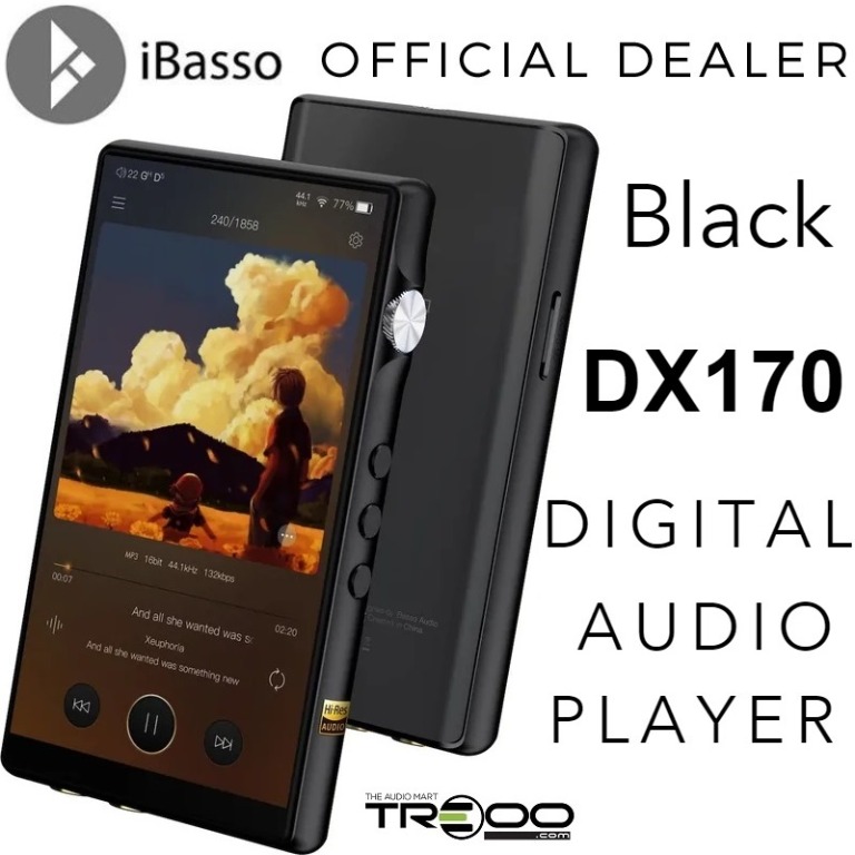 デジタルオーディオプレイヤー iBasso DX170 グレー - オーディオ機器