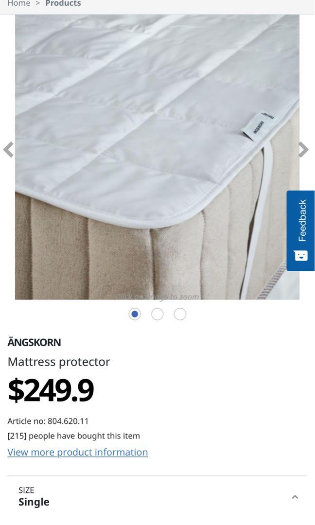 ÄNGSKORN Mattress protector, Full - IKEA