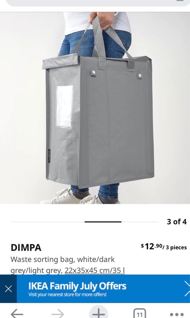 Ikea dimpa recycling bags clearance