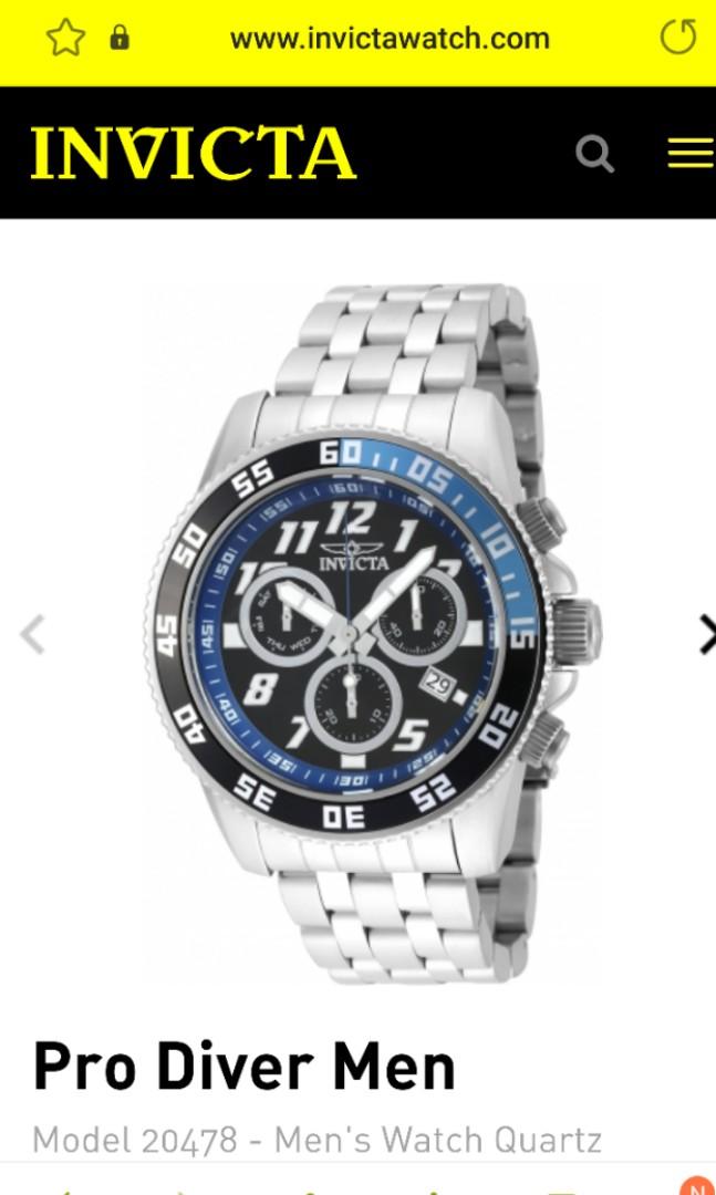 Invicta pro diver model 20478 outlet