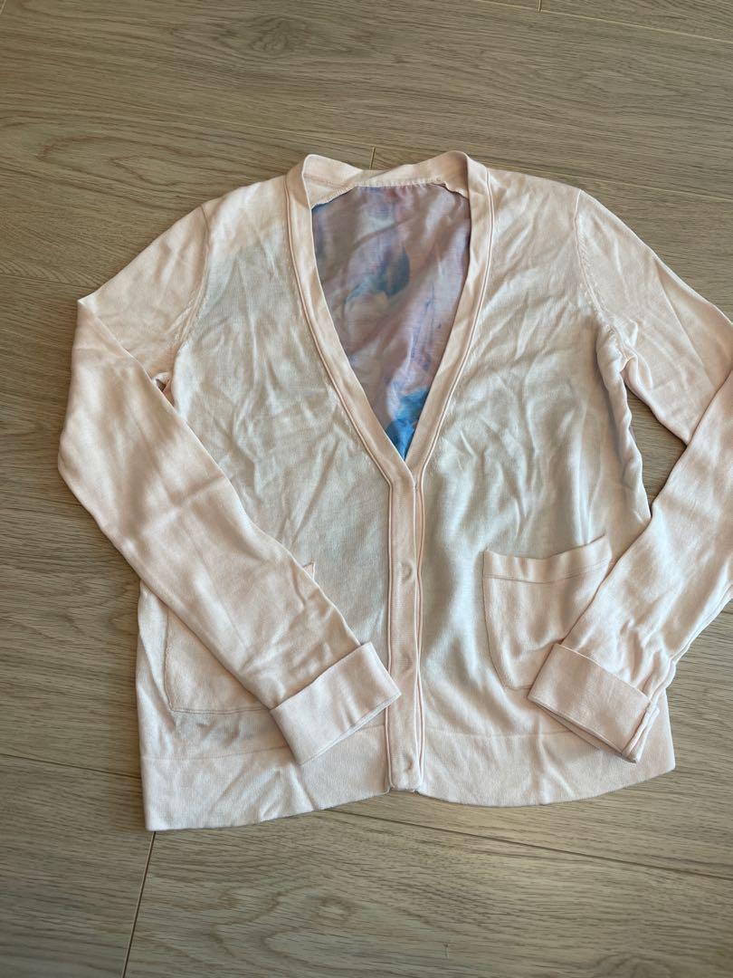 🈹pink thin cotton cardigan from lane Crawford 女裝, 外套及戶外