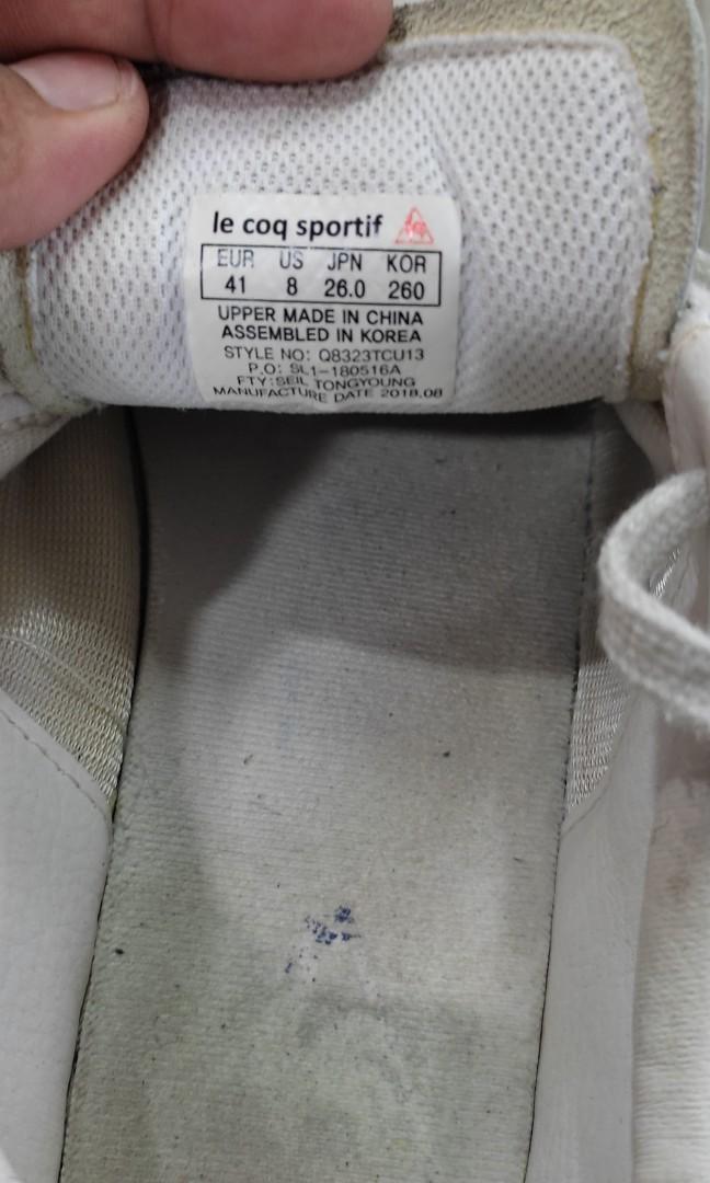 LE COQ SPORTIF Men s Fashion Footwear Sneakers on Carousell