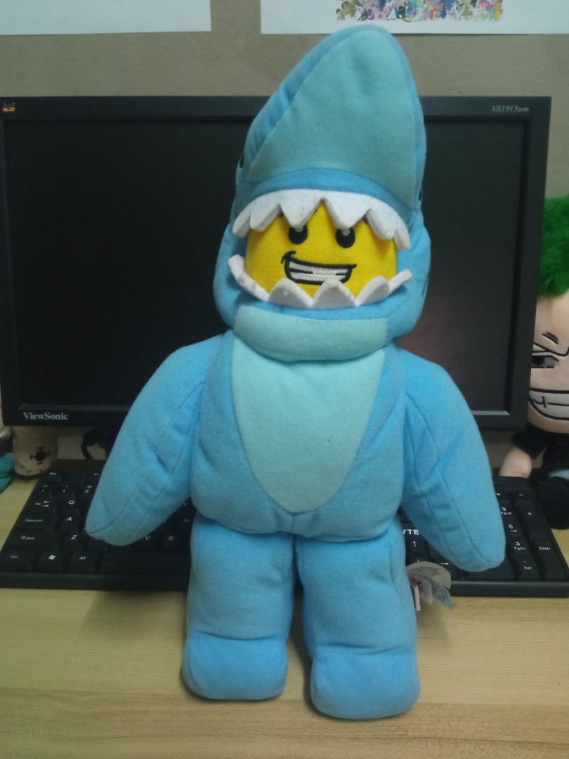 LEGO Shark Suit Guy Plush, Hobbies & Toys, Toys & Games on Carousell