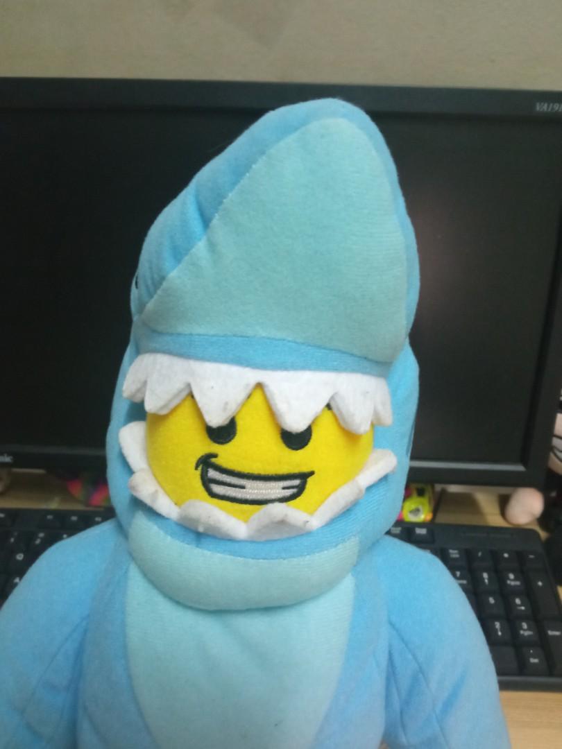 LEGO Shark Suit Guy Plush, Hobbies & Toys, Toys & Games on Carousell