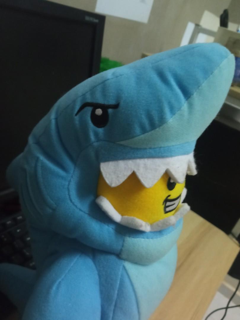 LEGO Shark Suit Guy Plush, Hobbies & Toys, Toys & Games on Carousell