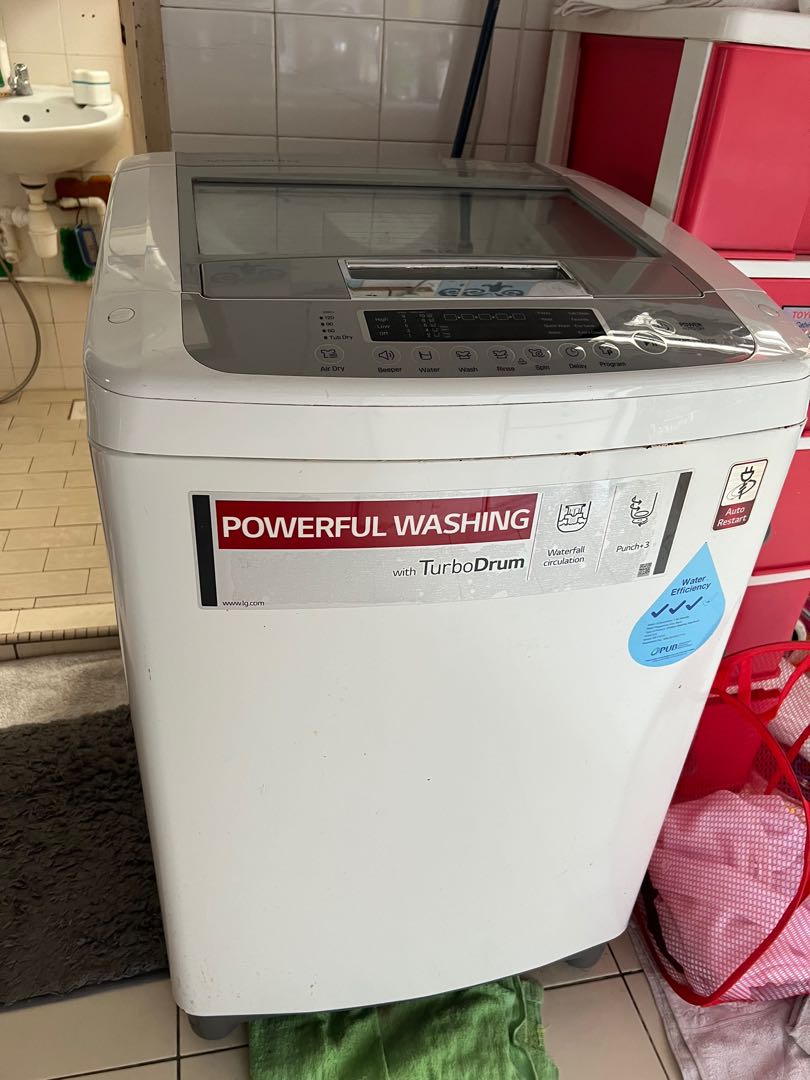 LG 10kg top washer , WFT1015, 100, TV & Home Appliances, Washing