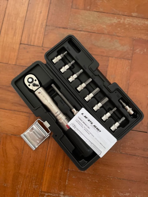Lifeline Torque Wrench Essential Set (224Nm), Sports Equipment