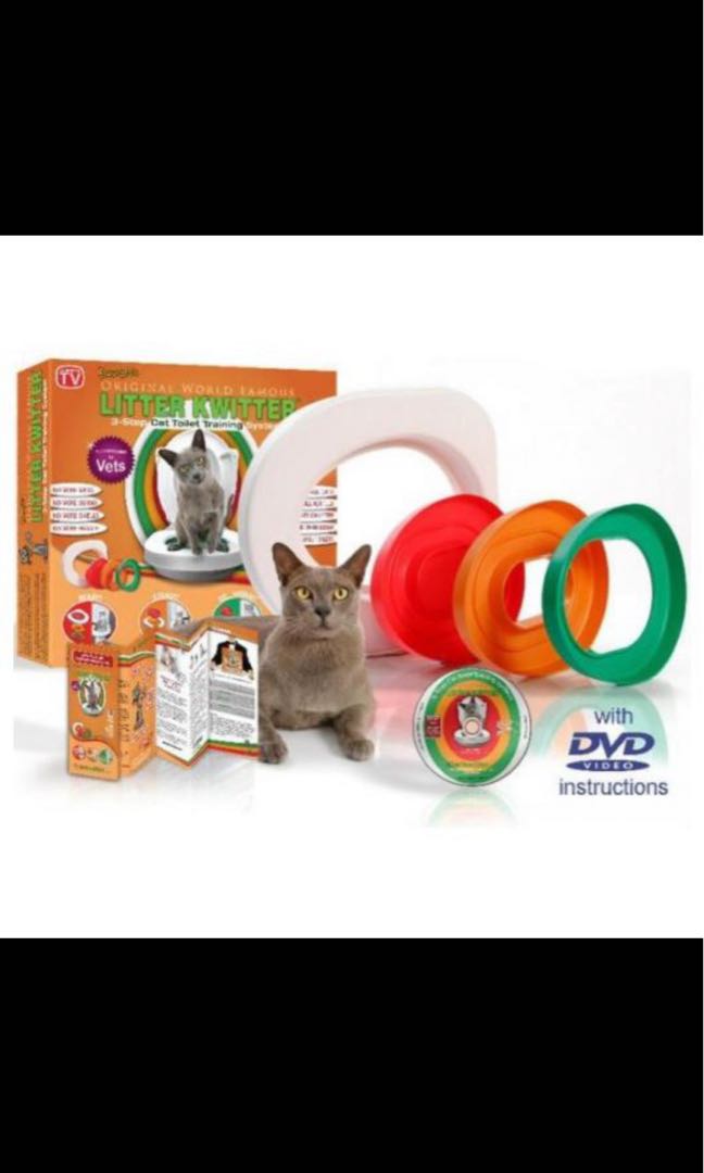 Litter Kwitter Potty Training Device for Cats, Pet Supplies, Homes