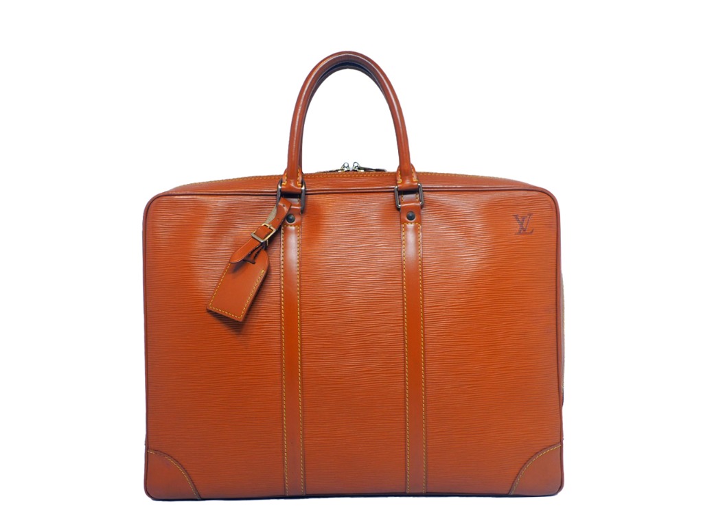Louis Vuitton Epi Brown Soft Briefcase Porte-Document Voyage
