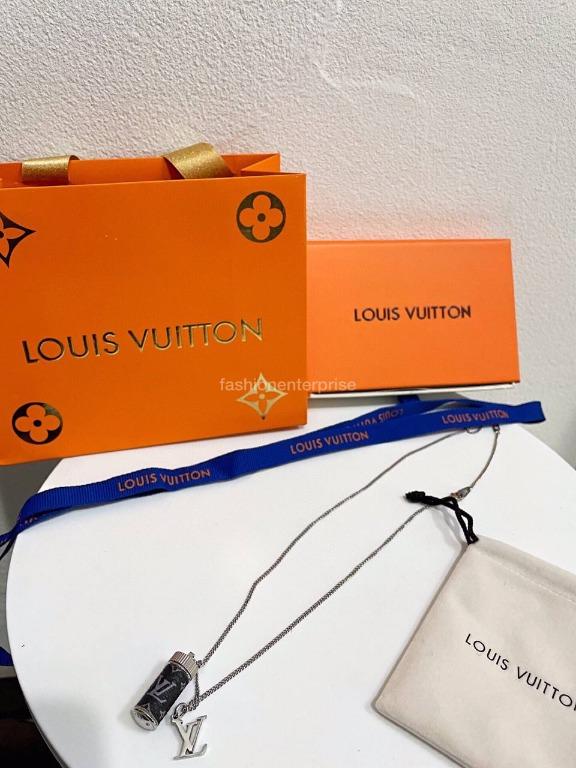 Louis Vuitton Monogram Eclipse Charms Necklace, Men's Fashion