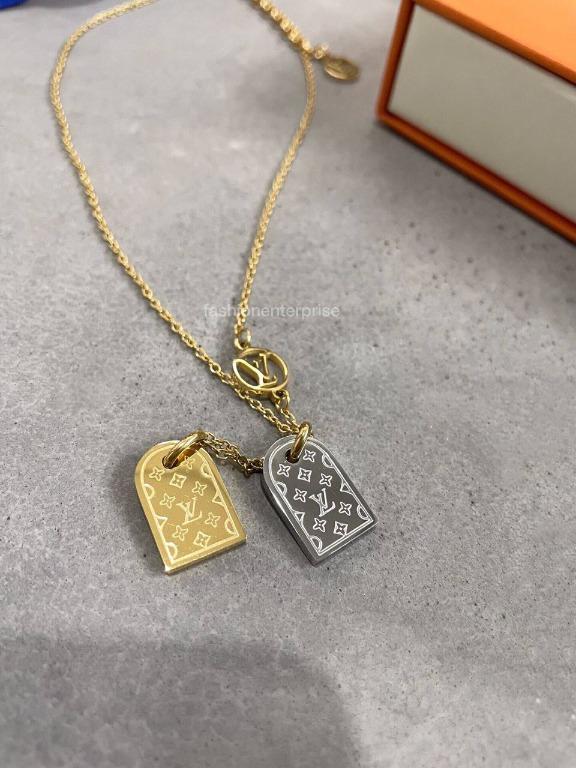 LOUIS VUITTON NANOGRAM NECKLACE, Luxury, Accessories on Carousell
