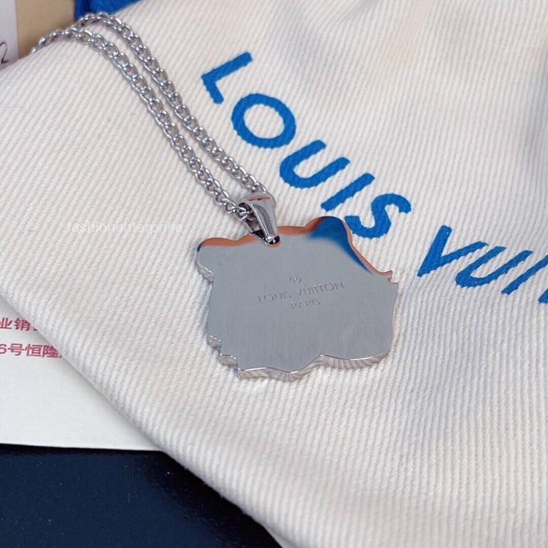 Shop Louis Vuitton 2022 SS Tiger Pendant Necklace (MP3231) by