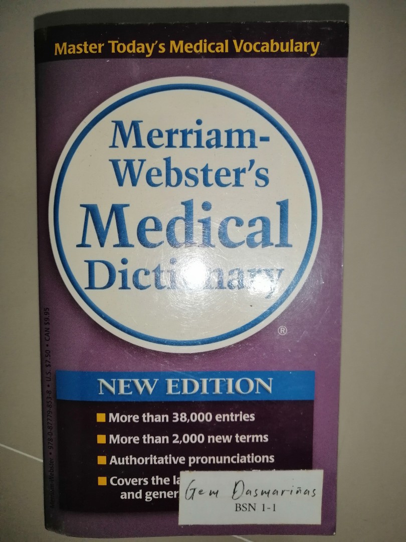 Medical Dictionary, Hobbies & Toys, Books & Magazines, Textbooks on ...