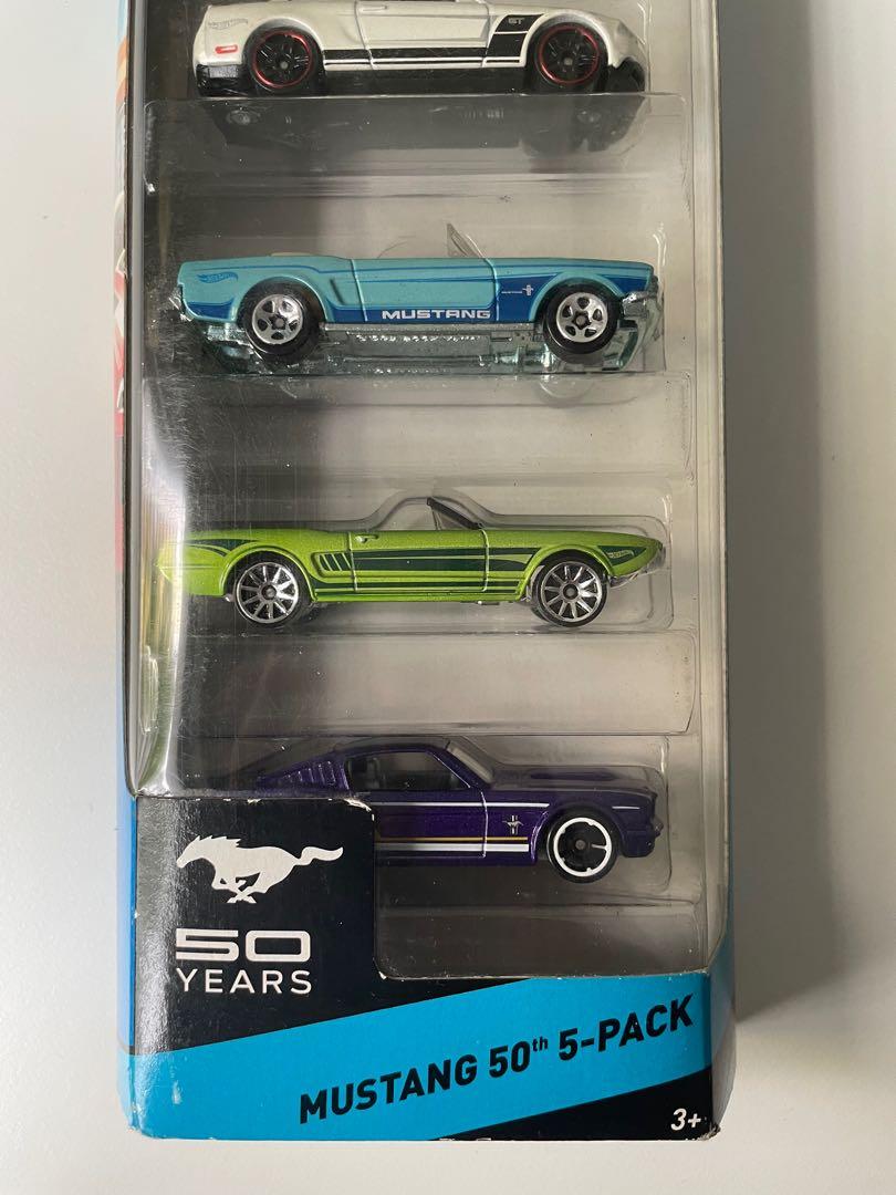 Hot wheels mustang 50 years 5 pack sales