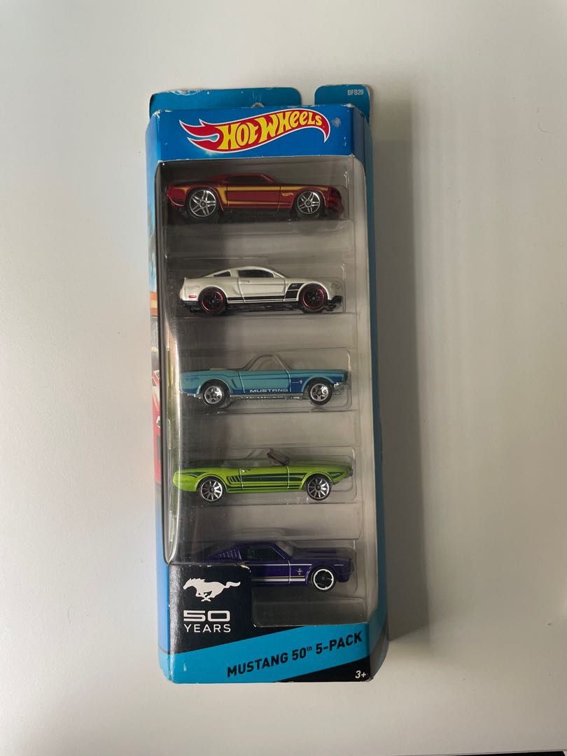 Hot wheels mustang 50 years 5 pack sales
