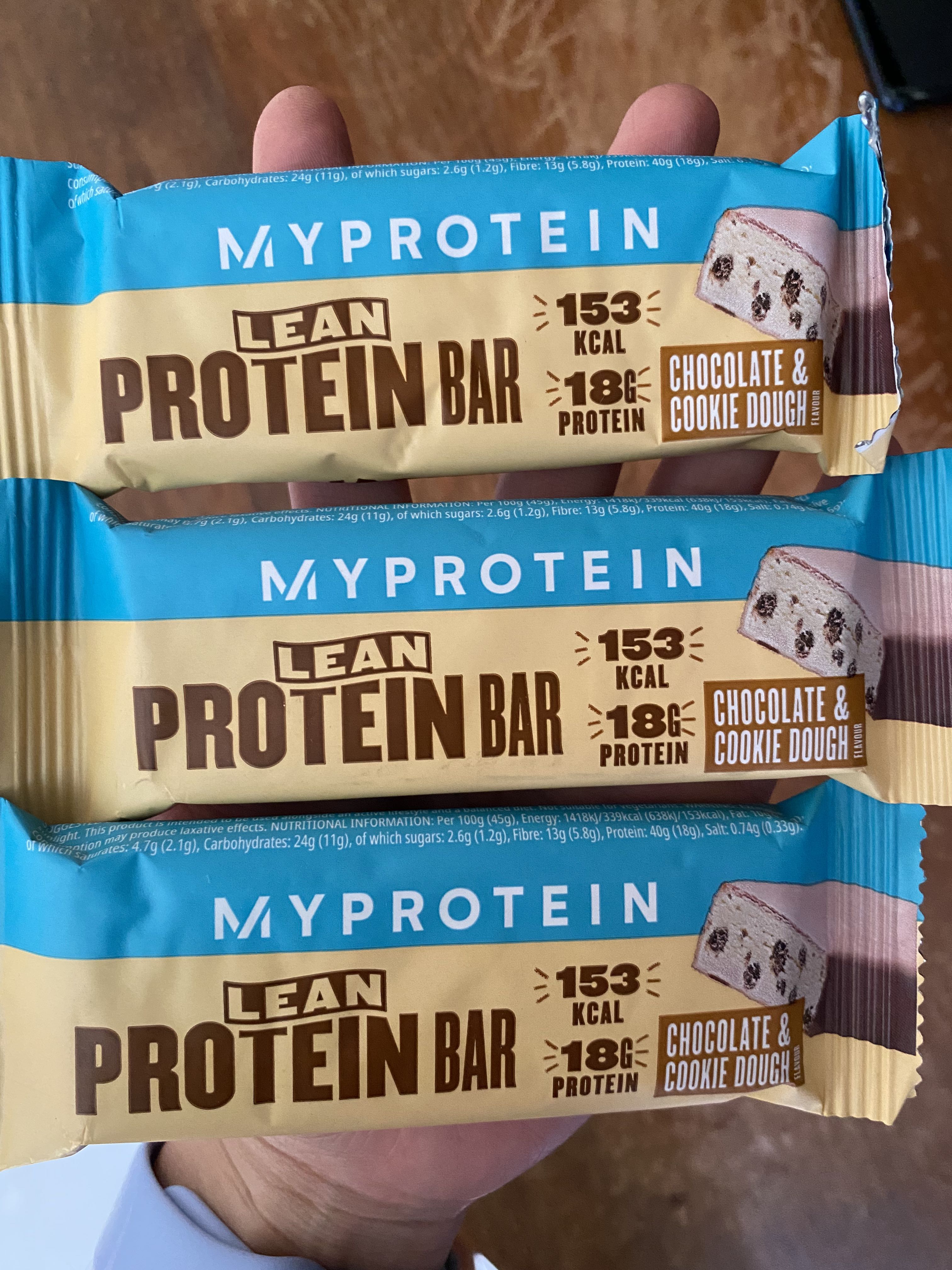Myprotein lean bar x3 (choc and cookie dough), Food & Drinks, Other