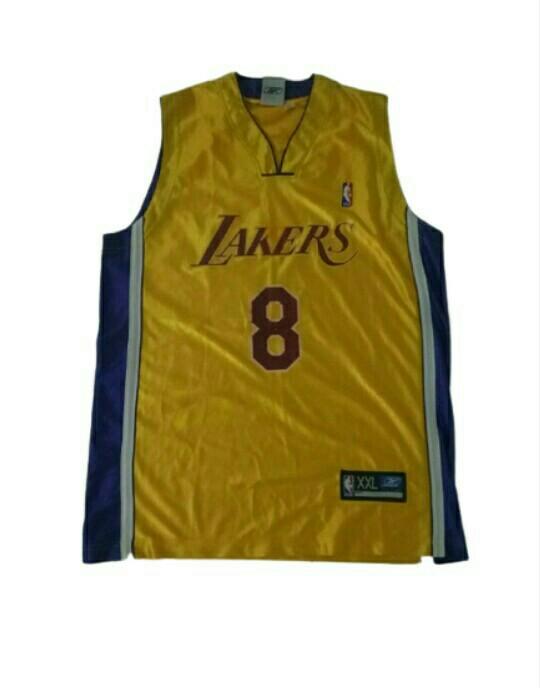 Los Angeles Lakers: Kobe Bryant 2002/03 Reebok NFL Style Jersey