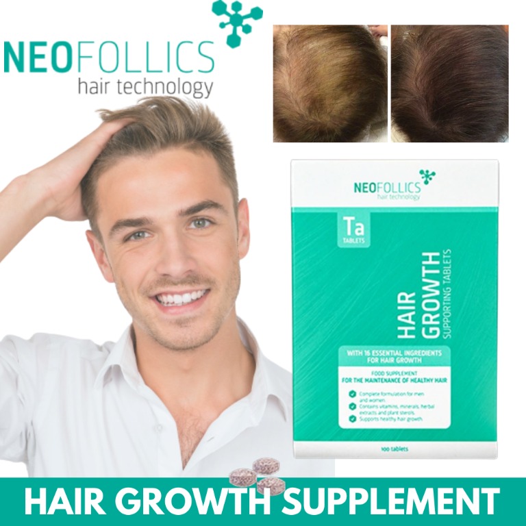 Neofollics Hair Growth DHT Inhibitor Supplement. 16 Essential ...