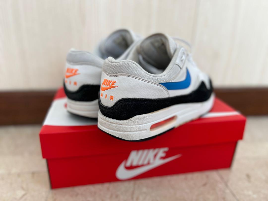 White blue and orange air max hotsell