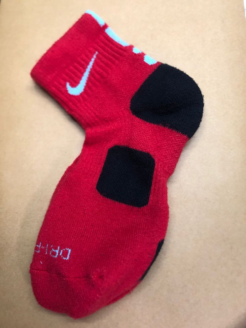 Nike Elite Mid Socks Red And Light Blue, Men's Fashion, Watches
