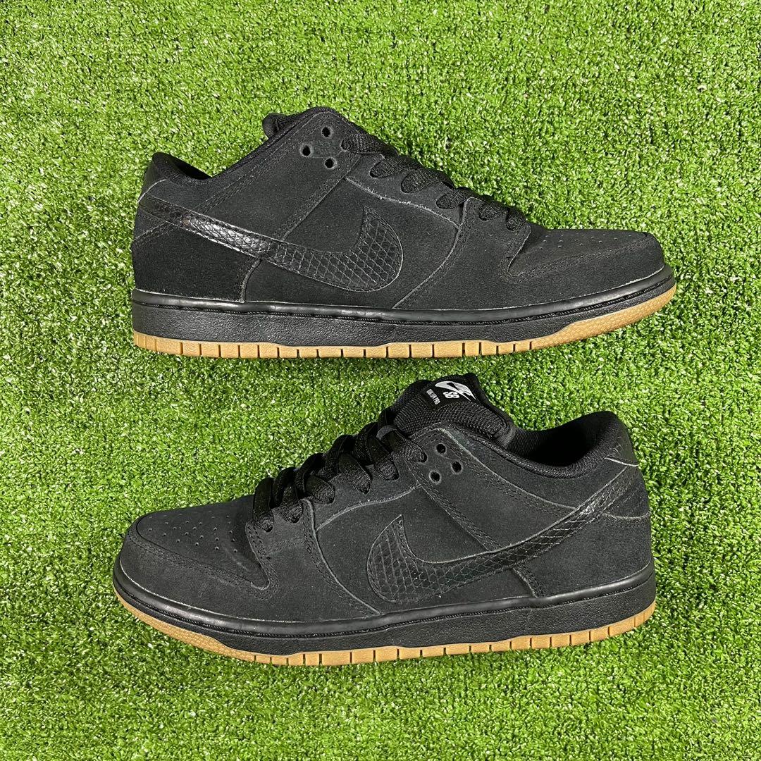 Nike SB Dunk Low 'Black Snake Gum' 2014, Men's Fashion, Footwear ...