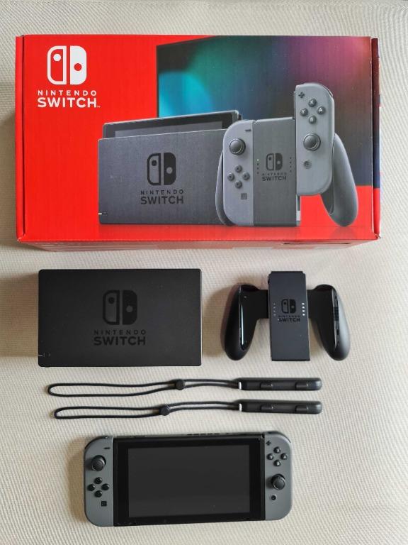 Nintendo Switch Console Enhanced V2 Grey Video Gaming Video