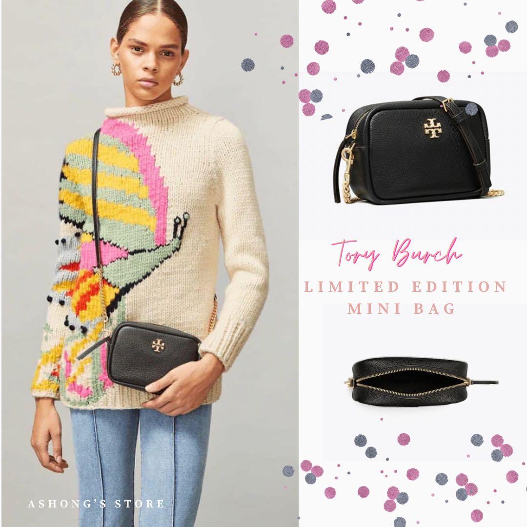 💯ORIGINAL TORY BURCH LIMITED EDITION MINI BAG BLACK, Luxury, Bags &  Wallets on Carousell