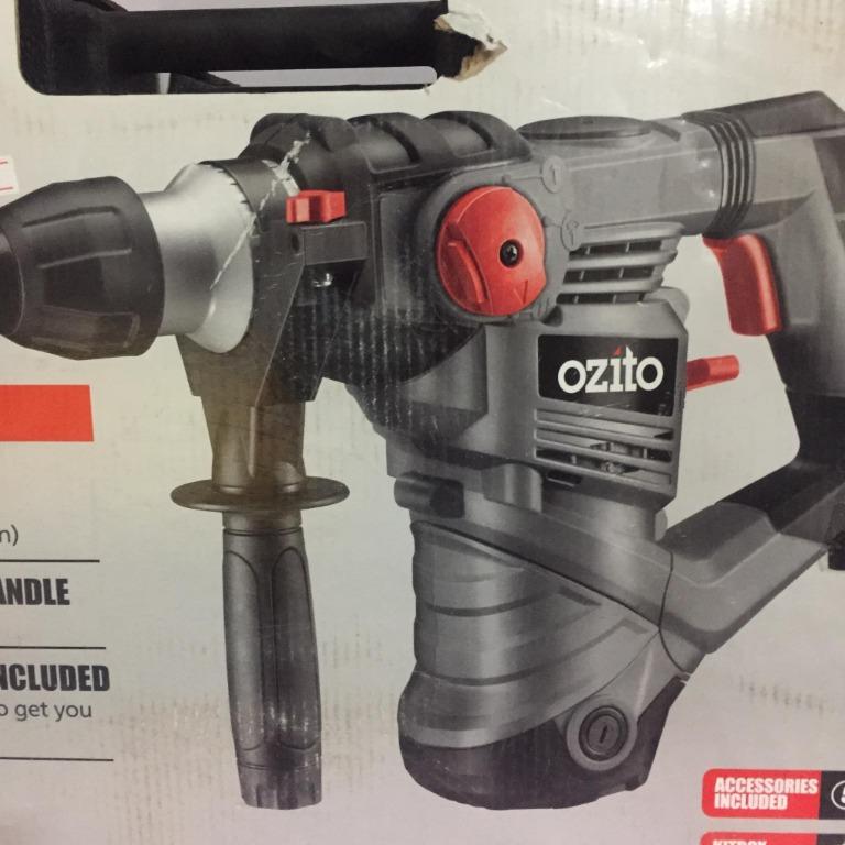 Ozito Rotary Hammer Drill Kit, Furniture & Home Living, Home