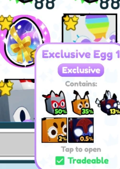 Pet sim x, exclusive egg, Video Gaming, Video Games, Others on Carousell