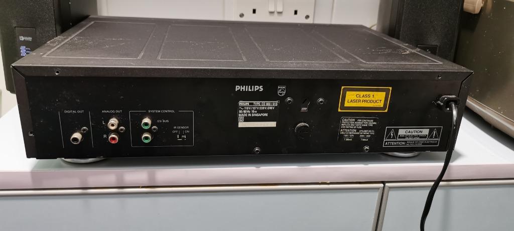 PHILIPS CD PLAYER CD-920 （分類：音樂播放裝置 MP3及CD Player）位於 Hong Kong。 由 lixiqin999-56348 提交（商品編號 1173321469，圖片 2）。簡介： PHILIPS CD PLAYER CD-920 已换新皮带，出入碟畅顺，读碟选曲快而稳，靓聲，100%work。送代用装遥控器，长沙湾或粉嶺港铁站交收。。