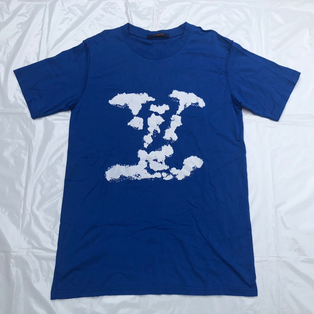 Louis Vuitton 2020 Cloud Jacquard Knit T-Shirt - Blue T-Shirts, Clothing -  LOU518953
