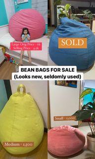 Pre Loved Bean Bags