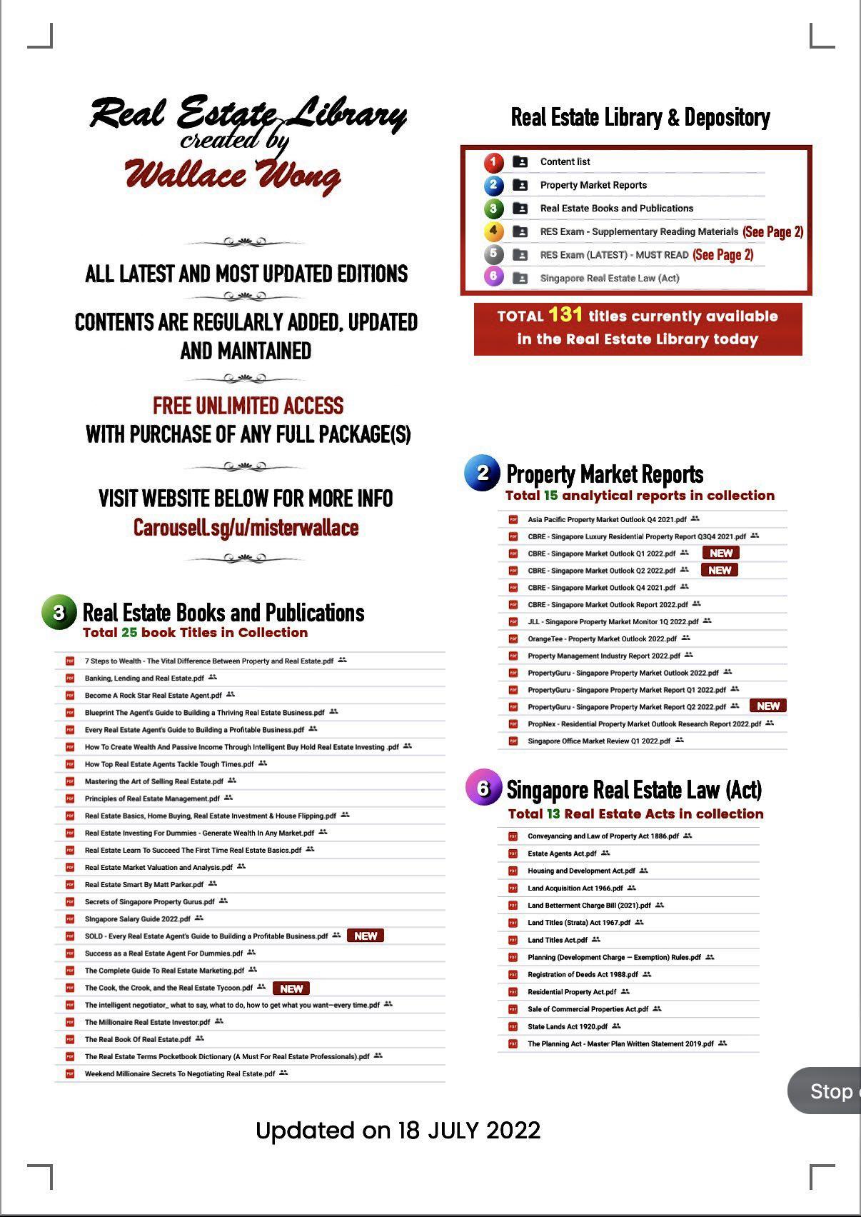 RES Exam Papers + Exam Notes * NOW FULLY UPDATED FOR 2022 * 15 per