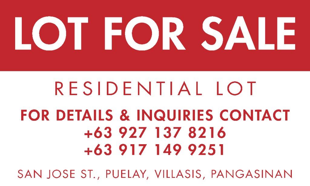 Residential Lot in Villasis, Pangasinan, Property, For Sale, Lot on