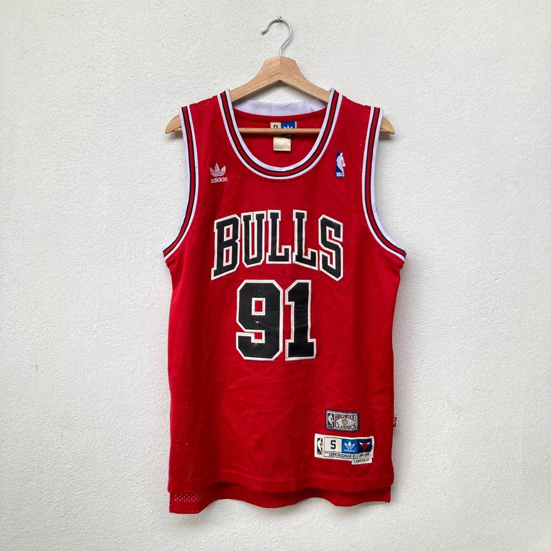 Adidas Swingman Chicago Bulls Dennis Rodman Jersey, Men's Fashion,  Activewear on Carousell