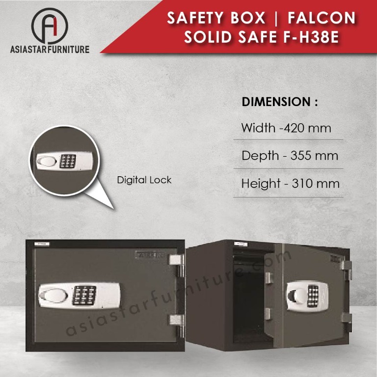 Safety Box | Peti Keselamatan | Solid Safe Digital F-H38E, Furniture ...